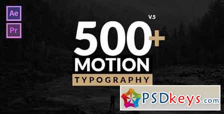Motion Typography V5 20645019 - After Effects Projects