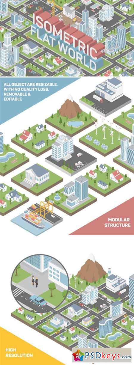 Isometric Flat World 21085909 - After Effects Projects