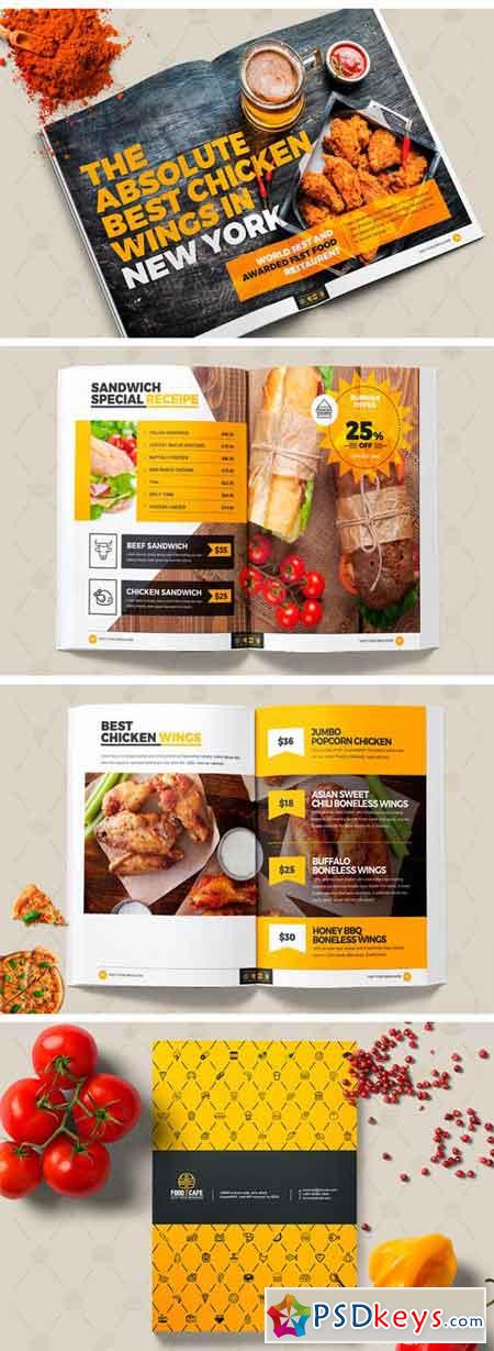 Fast Food Restaurant Brochure 2158945