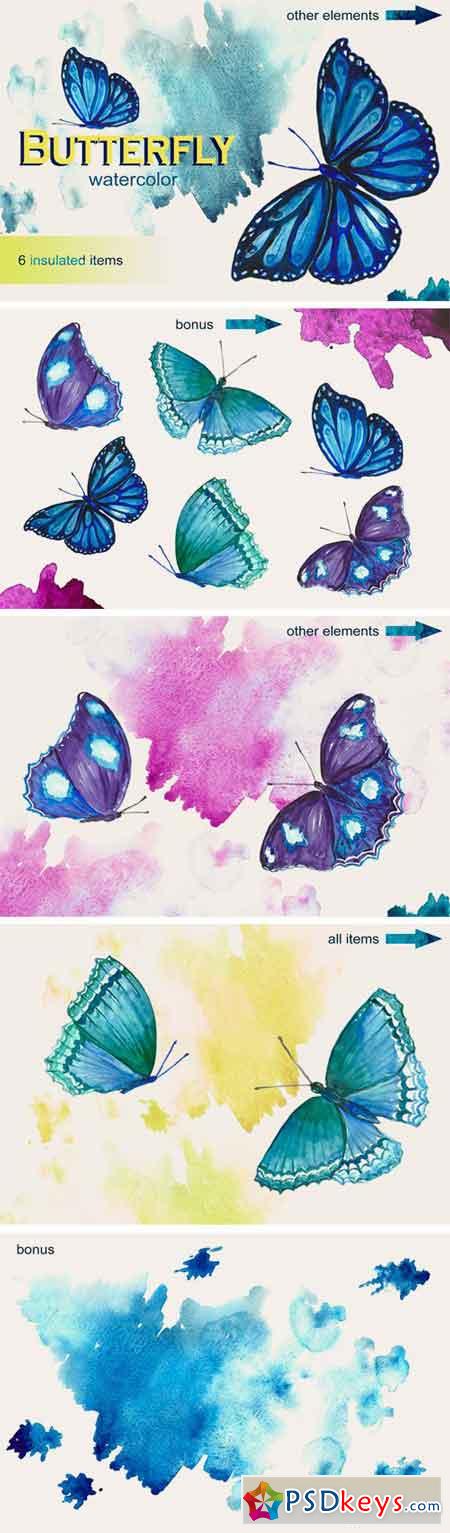 Watercolor Butterflies 2271148