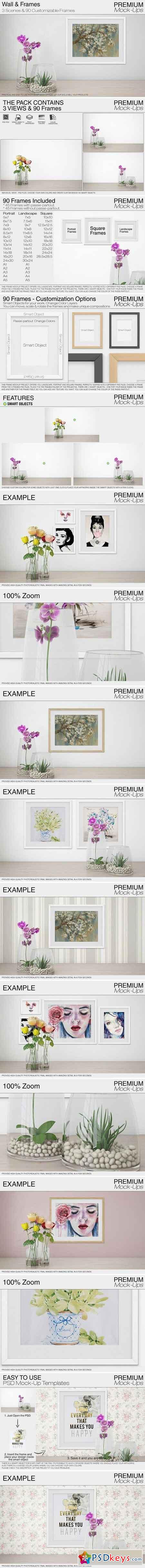 Wall & Frames Mockup - Orchid 2213306