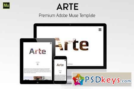 Arte - Minimalistic Adobe Muse Theme 1334801