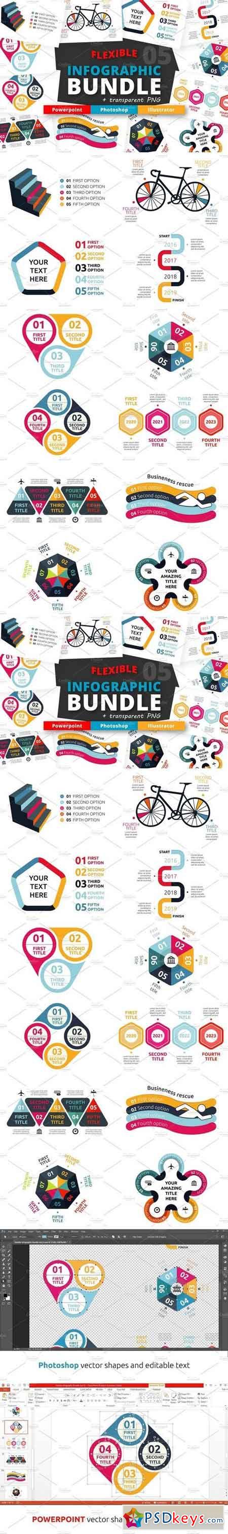 Flexible Infographic Bundle (vol.5) 1533461