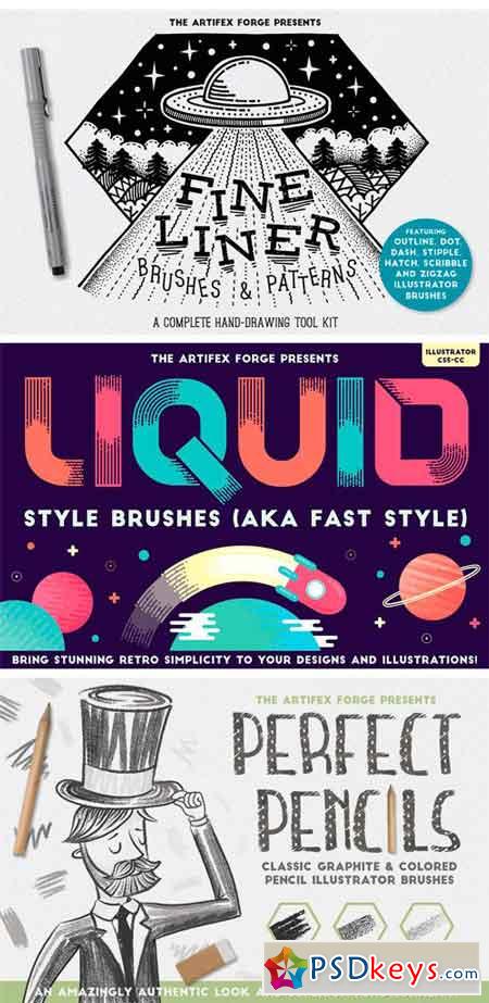 Illustrator Brushes Mega-Bundle 3 2274281