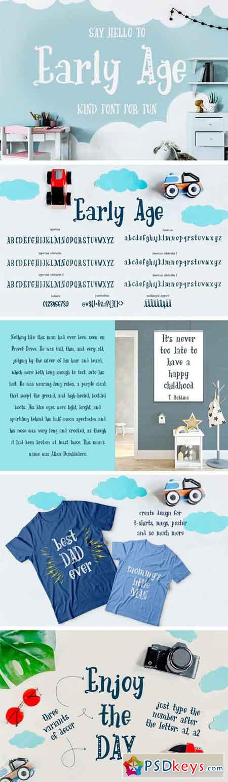 Early Age-Kind Font 2315993