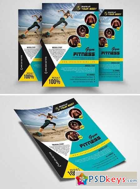 Fitness Gym PSD Flyer Templates 1570338