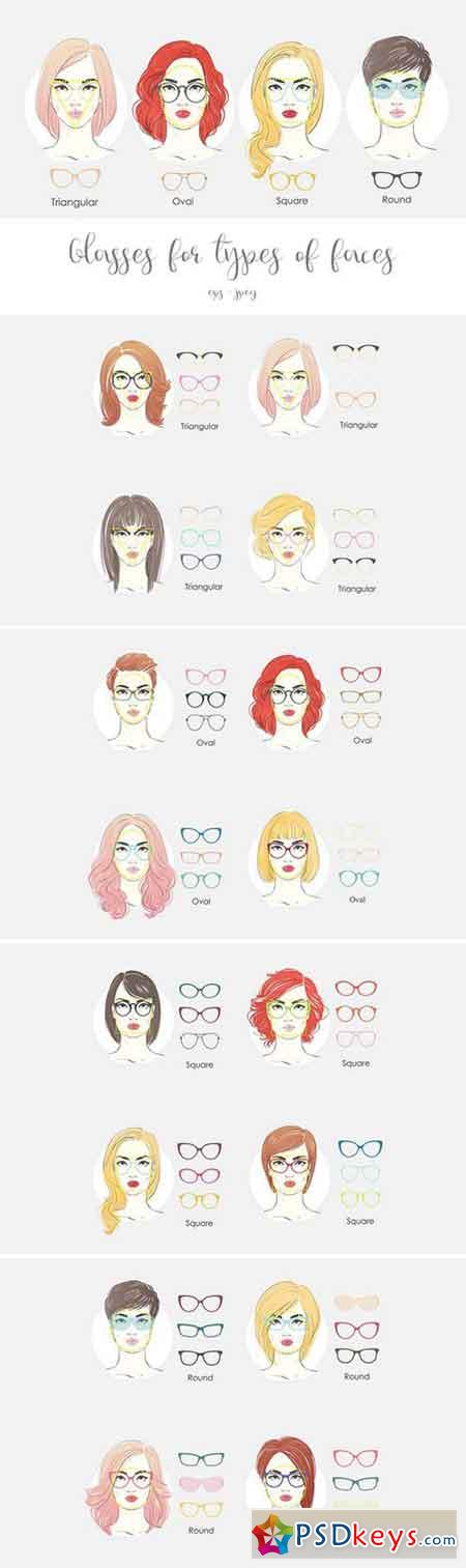 Glasses for type of faces 1603179