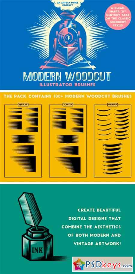 Modern Woodcut Brushes 2310453