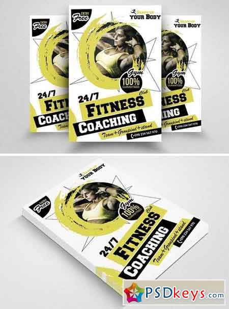 Fitness Gym PSD Flyer Templates 1570327