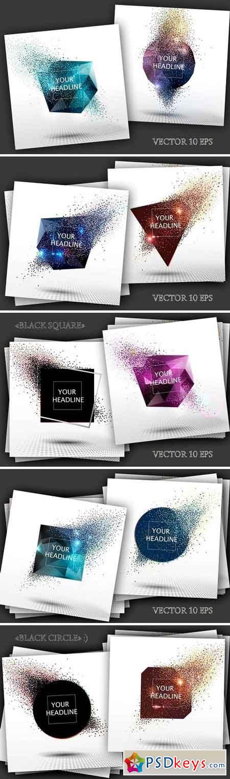 Set of abstract backgrounds 1569802
