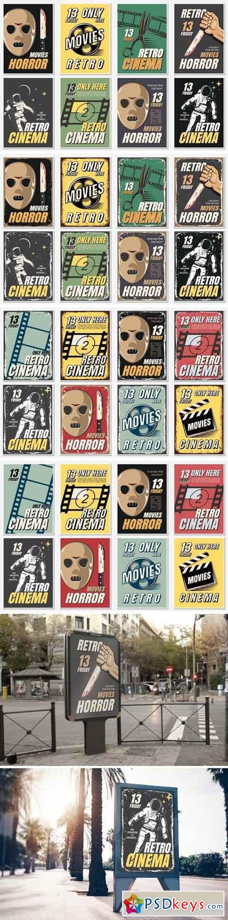 Posters of movie in retro style 1517290