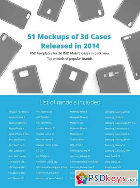 3d IMD Phone CaseMockups Bundle 2014 1568849