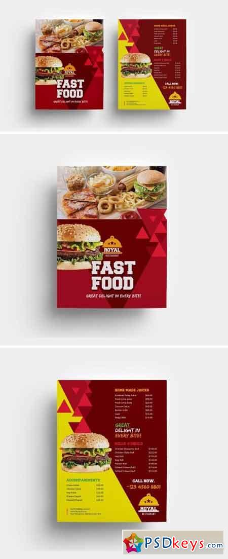 Fast Food Flyer 2029157