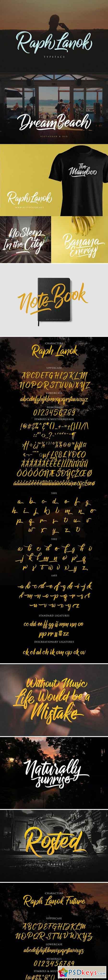 Raph Lanok Typeface 1643862
