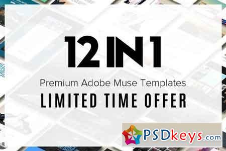 Adobe Muse Pack - 12 Templates 1486656