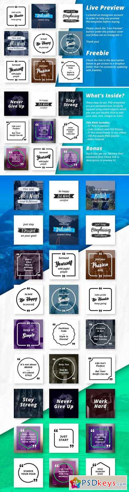 ANIMATED - Quote Templates Vol.1 2357462