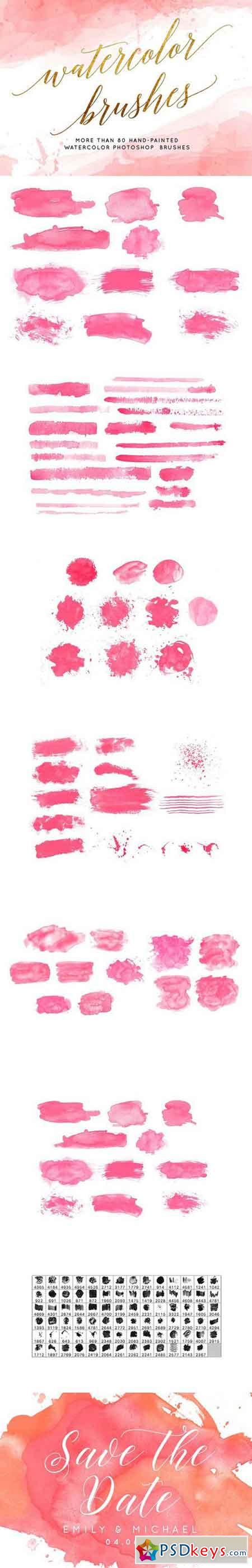 Watercolor brushes 2355257