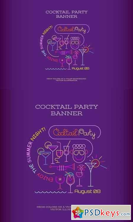 Cocktail Party banner design