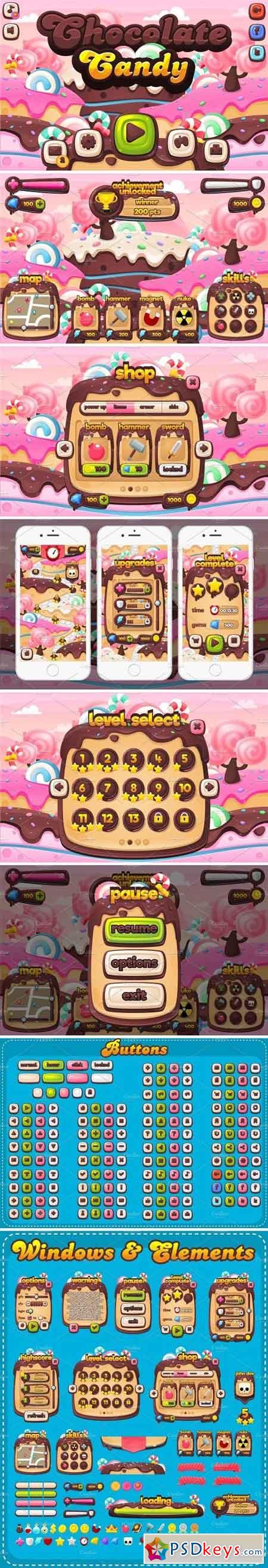 Chocolate Candy - Game GUI 2080042