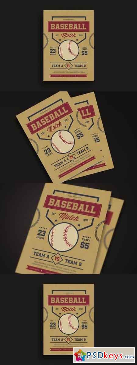 Baseball match Flyer