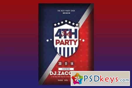 4TH July Flyer Poster