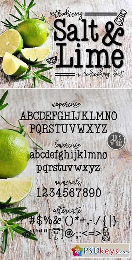 Salt & Lime a Refreshing Font 1602596