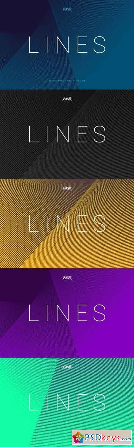 Lines Abstract Stripes Backgrounds Vol. 03