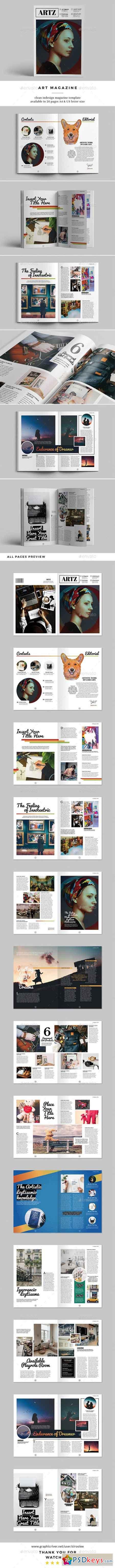 Art Magazine Template 11109722