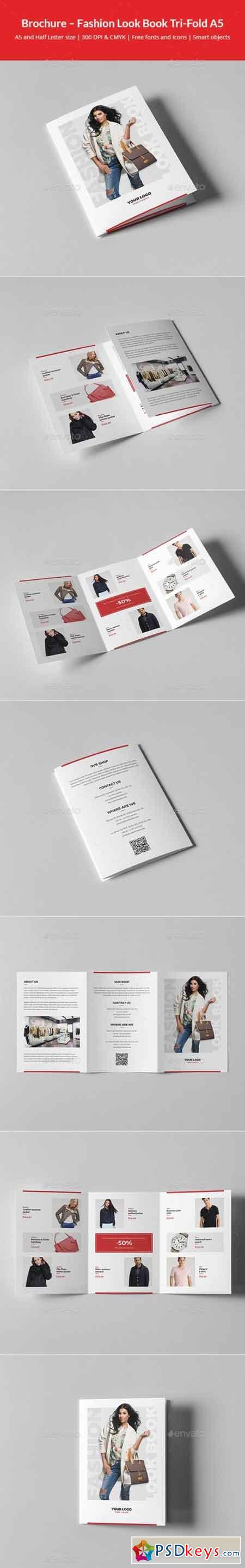 Brochure – Fashion Look Book Tri-Fold A5 21742973