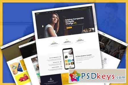 Corporate Business and Agency PSD Template