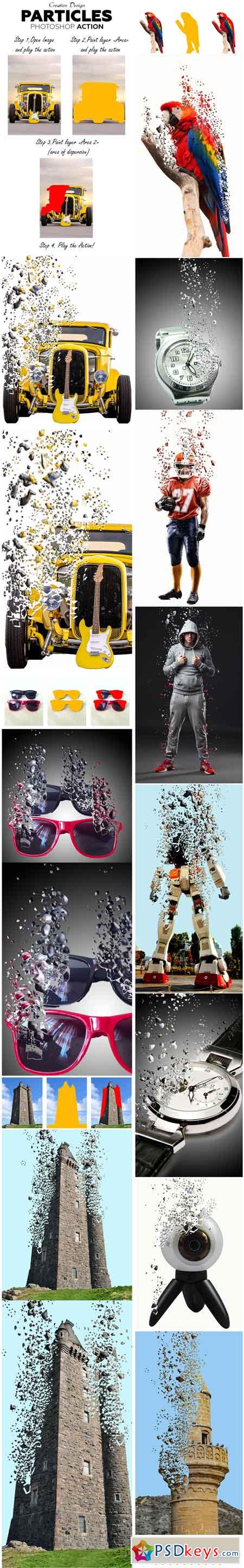 Particles Photoshop Action 21718485