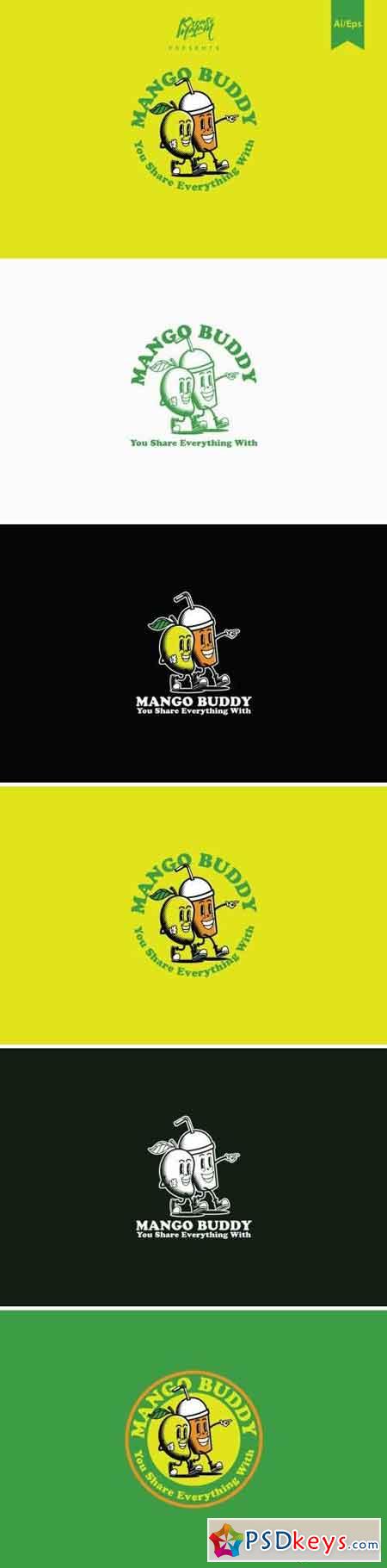 Mango Buddy Logo Template