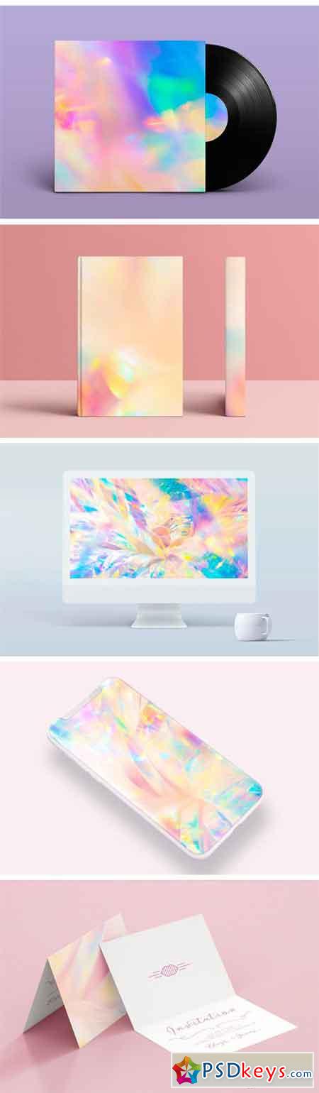 Holographic Backgrounds & Textures 2422998