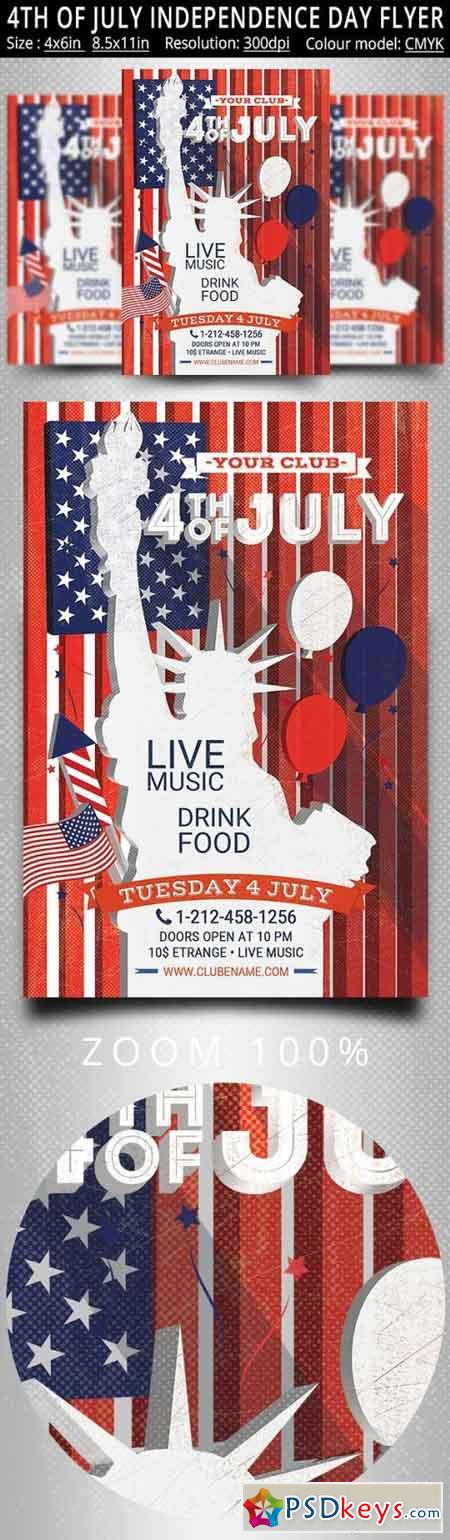 4th of July Independence Day Flyer 1580595