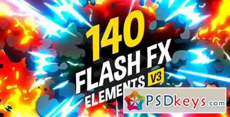 140 Flash FX Elements V3 11266469 - After Effects Projects