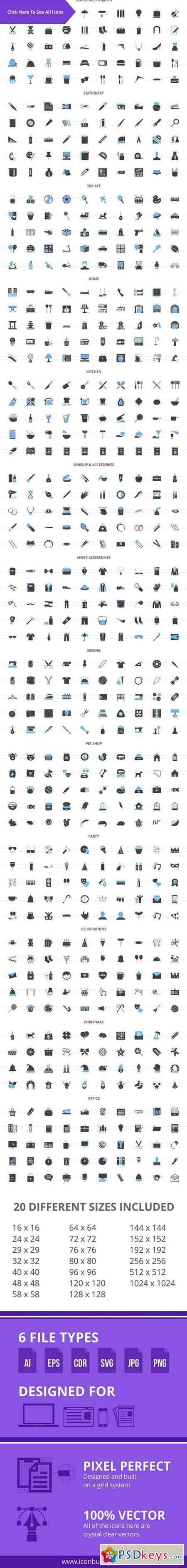 1340 Indoors Filled Icons 2402847