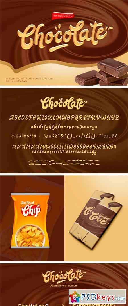 ChocoLate Script 54524