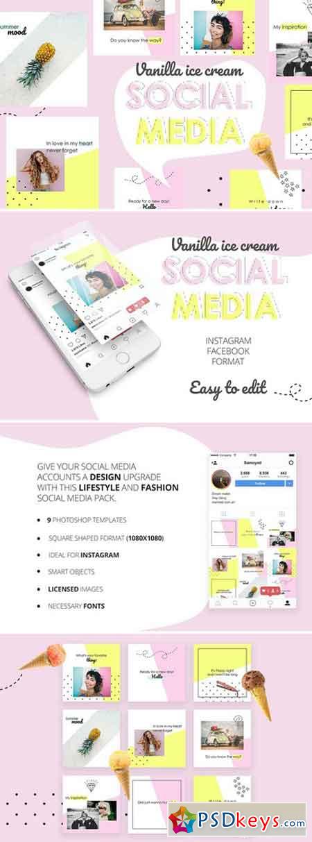 Vanilla Social Media Pack 2429716