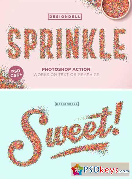 Sprinkle Photoshop Action 2450214