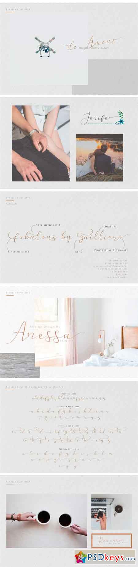 Fenella - Luxury Romantic Font 54591