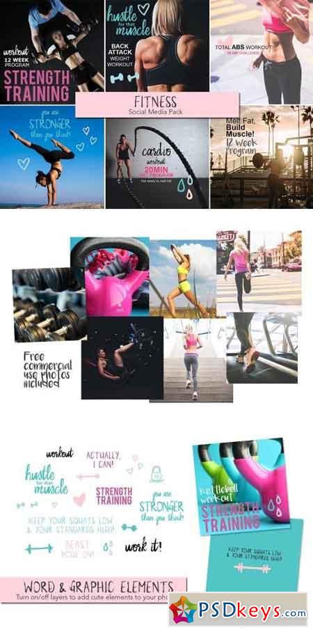 Fitness Social Media Pack 1590016