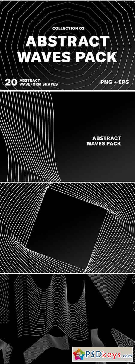 Abstract Wave Pack 02 2431283