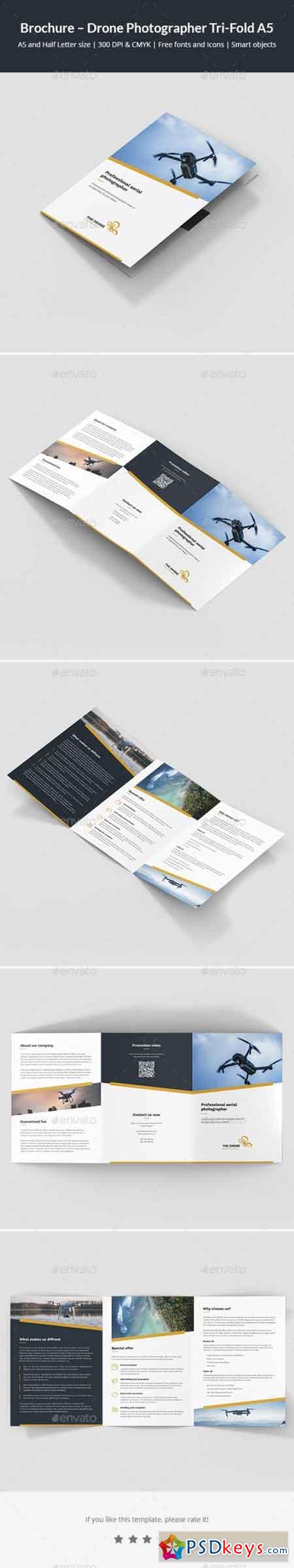 Brochure – Drone Photographer Tri-Fold A5 21804769