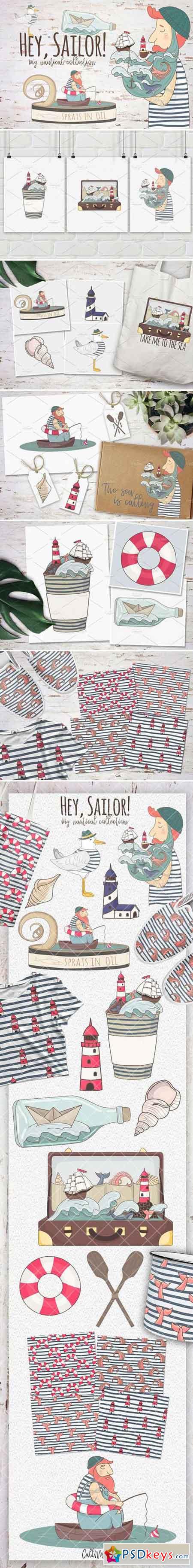 Hey,Sailor! Nautical collection 1548463