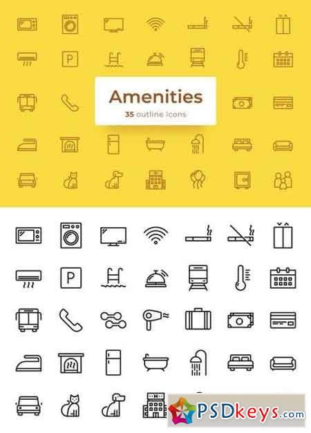 Amenities - Icons Pack