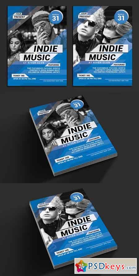 Indie Music Event Flyer 2505408