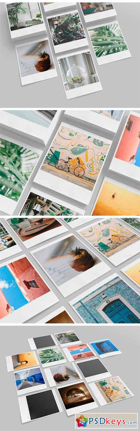 Realistic Polaroid Mockup 2 2423071 » Free Download Photoshop Vector Stock image Via Torrent ...