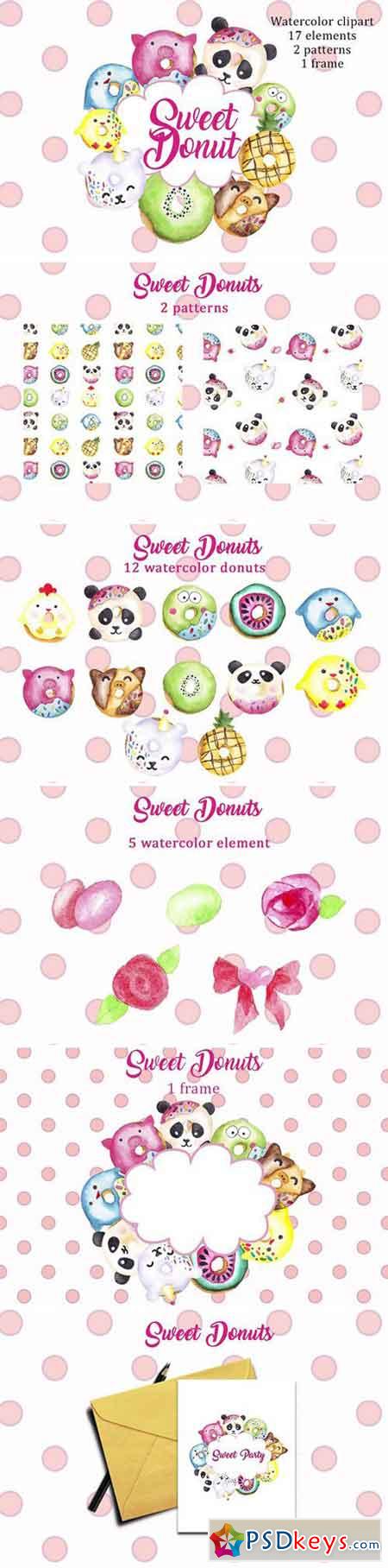 Sweet donuts 2458925