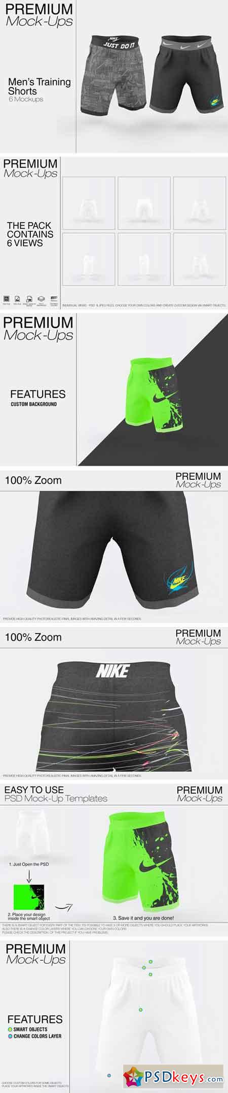 Download Men's Training Shorts Mockup 2381844 » Free Download Photoshop Vector Stock image Via Torrent ...