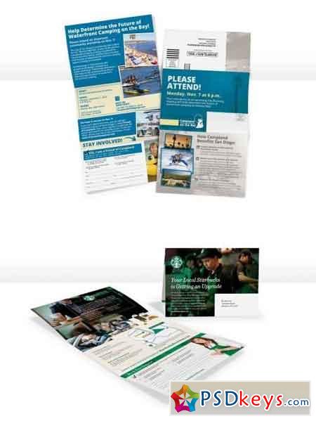 Direct Mail Smart Object Mock-Up PSD